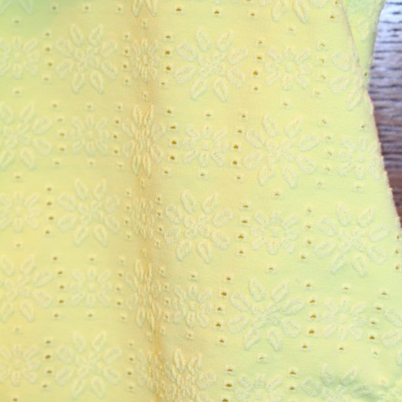 ❄️5/$25🎄Old Navy Size 4T Yellow Pointelle Print Bathing-Suit New - Picture 4 of 4